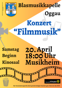Konzert "Filmmusik" @ Musikheim Oggau